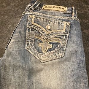 Rock Revival crop jeans like only worn few times!